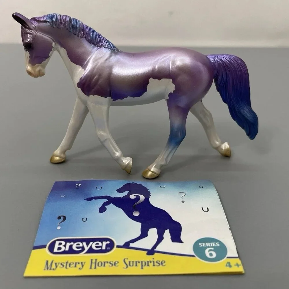 Breyer‎ Stablemates Series 6 Ultra Rare 2024 Chase Mystery Horse Surprise Purple